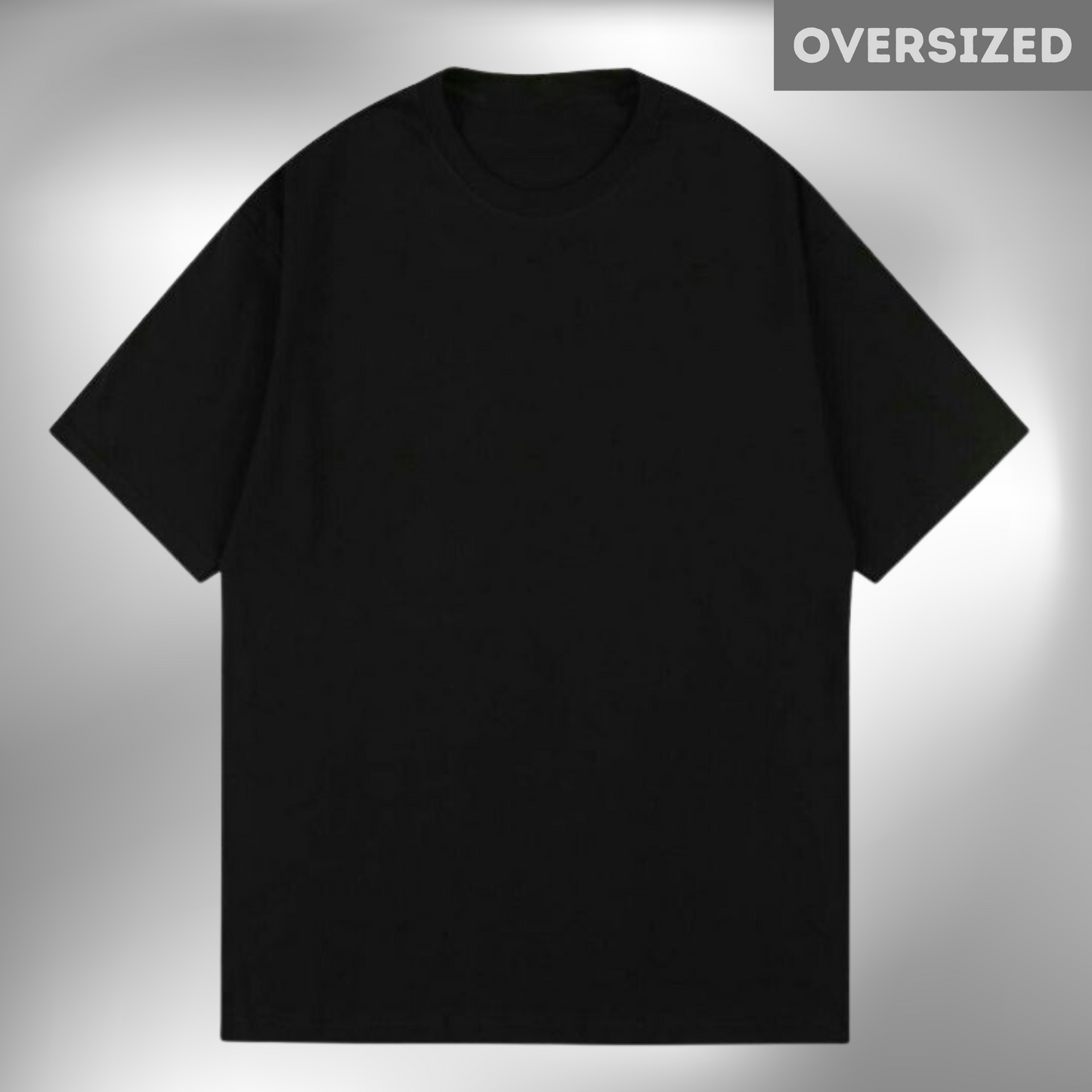 Men's Black Oversized Tshirt | Web Developer