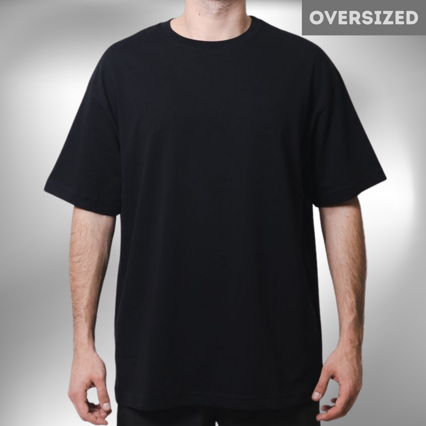 Men's Black Oversized Tshirt | Web Developer