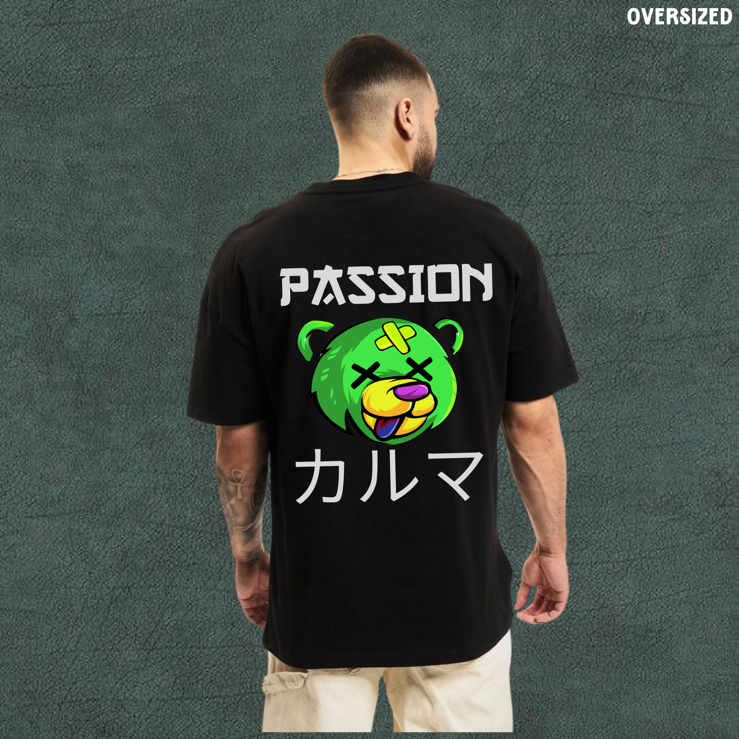 Passion & Karma | Black Oversized Tshirt