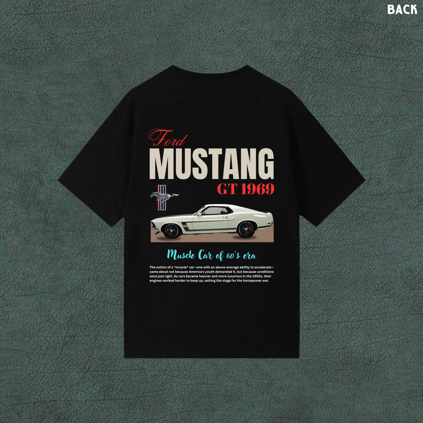 Mustang | Black Oversized T-shirt