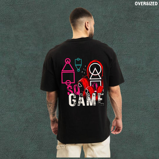 Squid Game | Black Oversized T-shirt