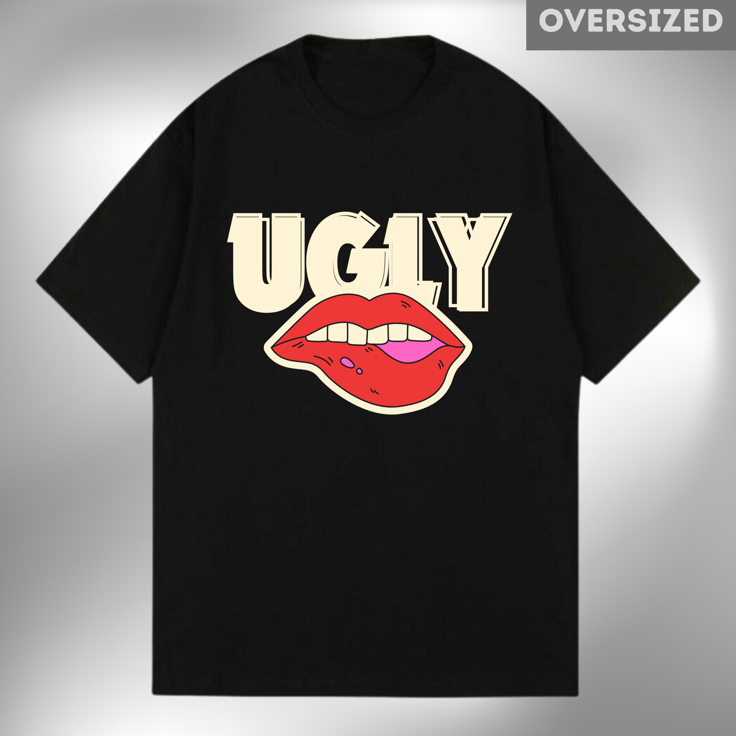 UGLY | Black Oversized Tshirt